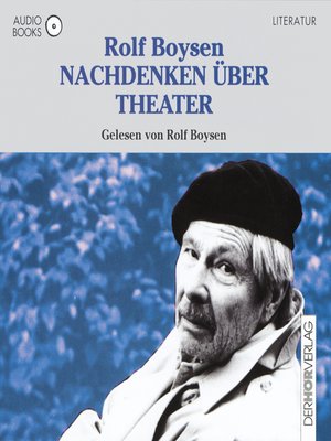 cover image of Nachdenken über Theater